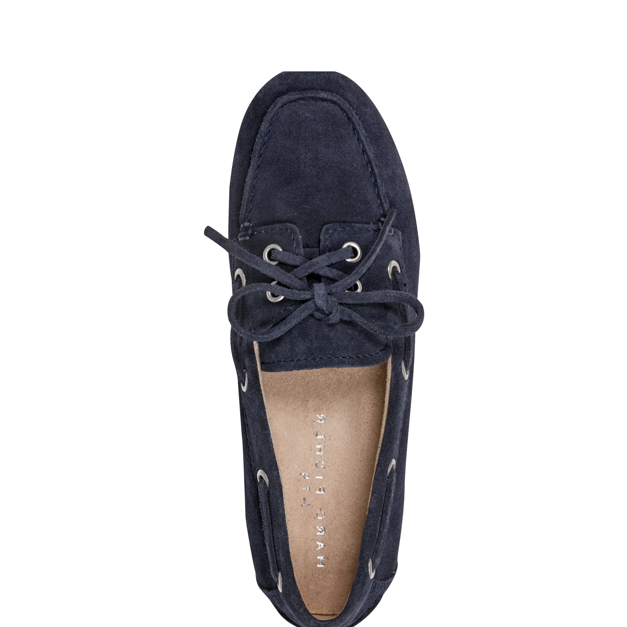 Uleena Boat Shoe In Navy Suede V Uleena Mbl01 - Navy Suede