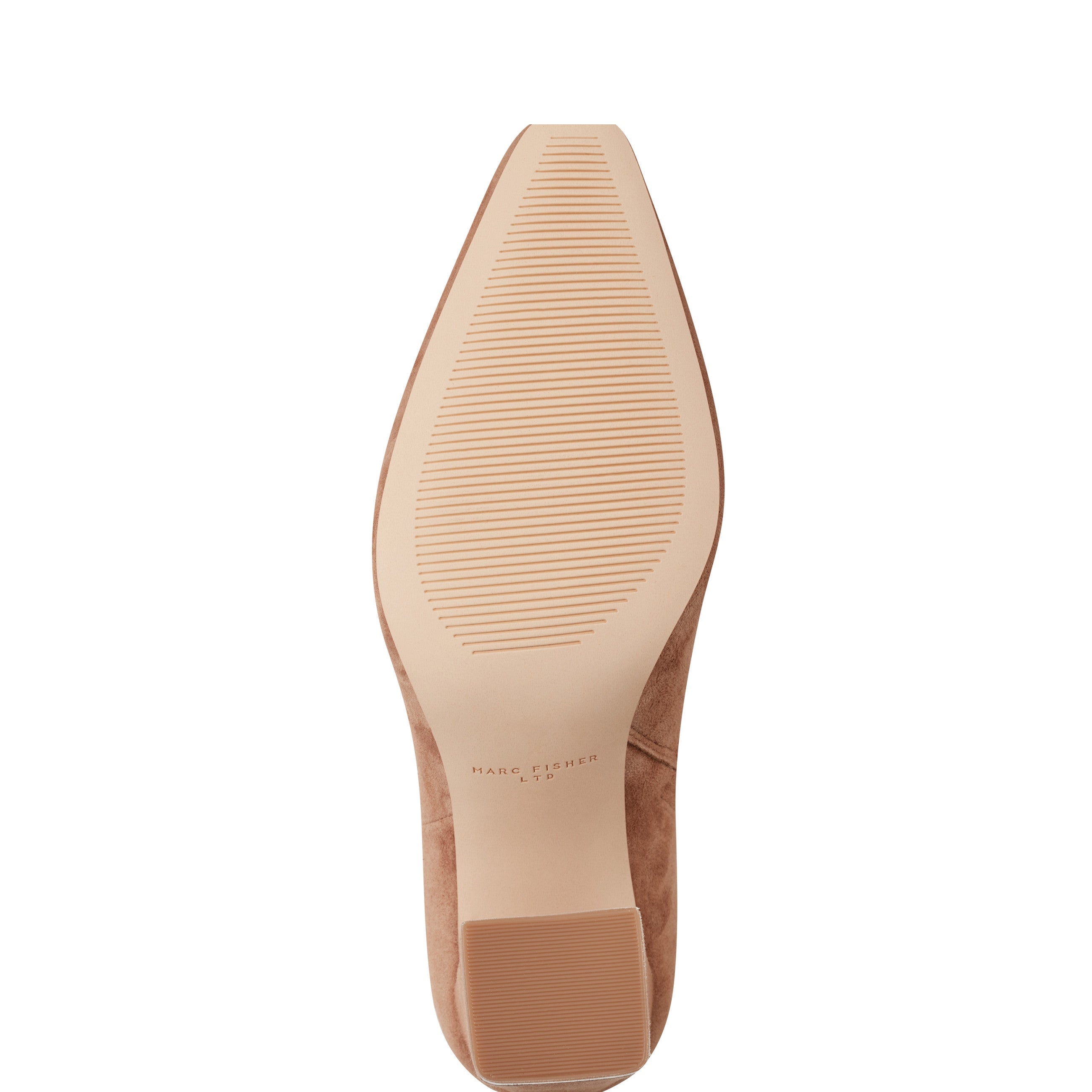 Yanara Heeled Bootie - Natural Suede