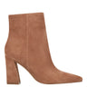 Yanara Heeled Bootie - Natural Suede