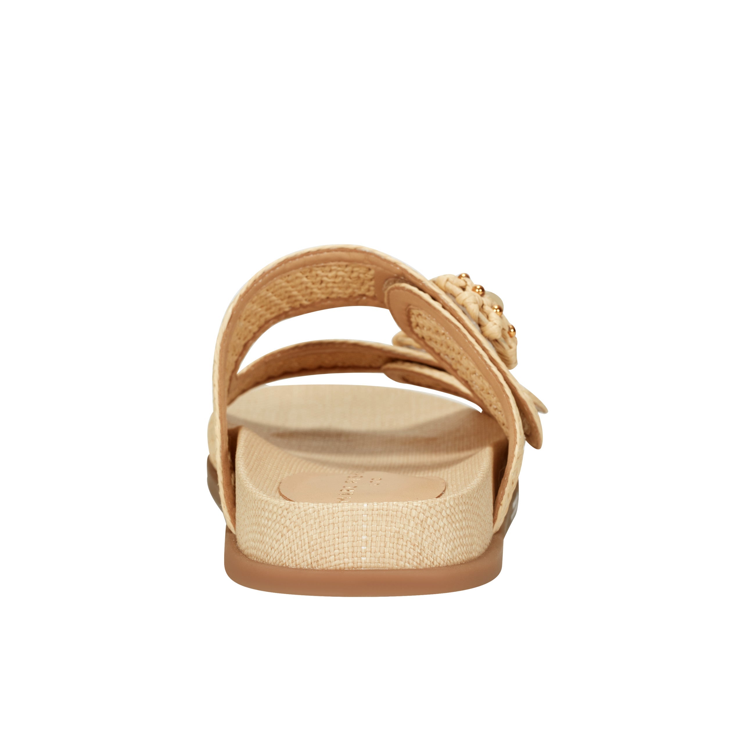 Valena Woven Footbed Sandal - Natural Raffia