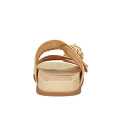 Valena Woven Footbed Sandal - Natural Raffia
