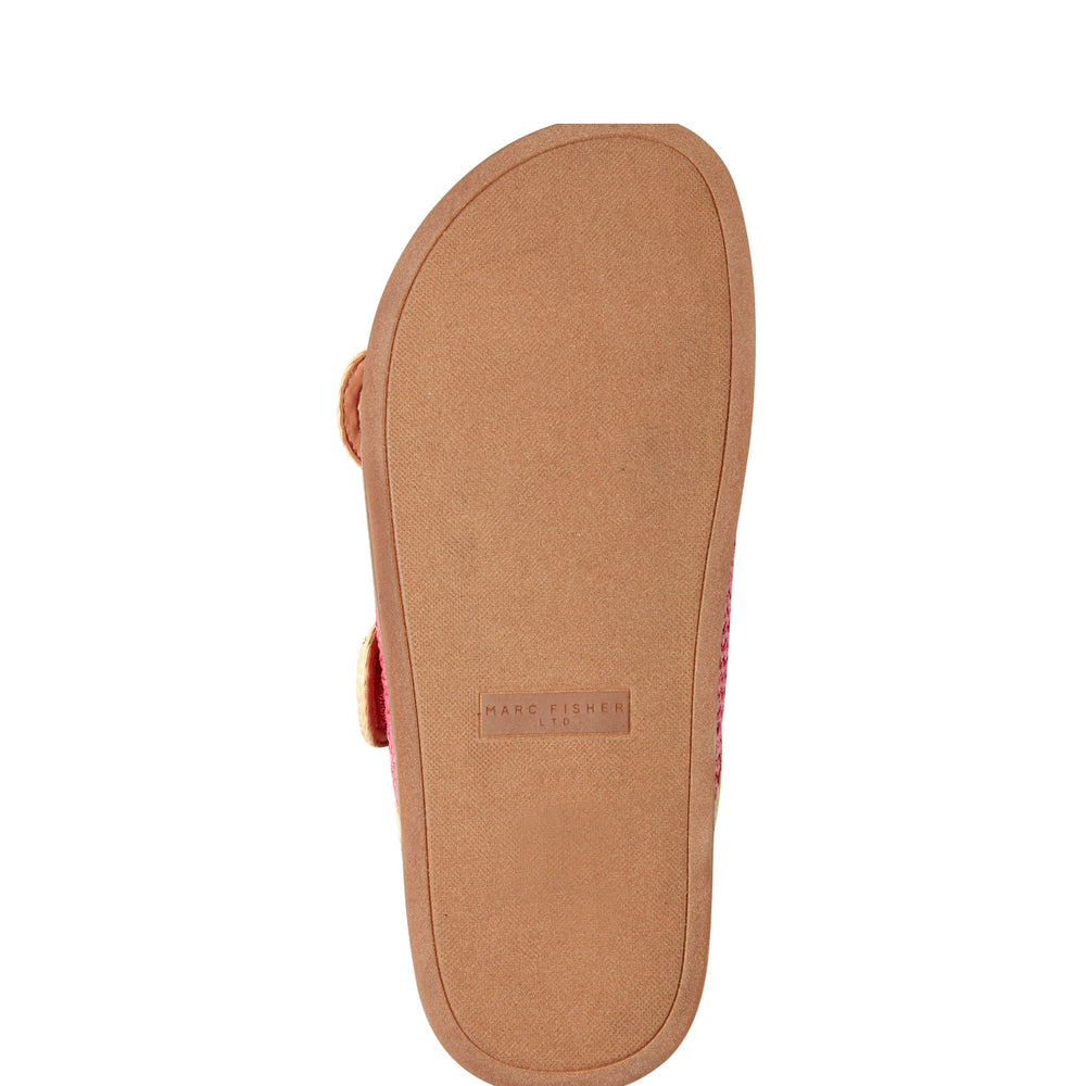 Valena Woven Footbed Sandal - Pink Raffia