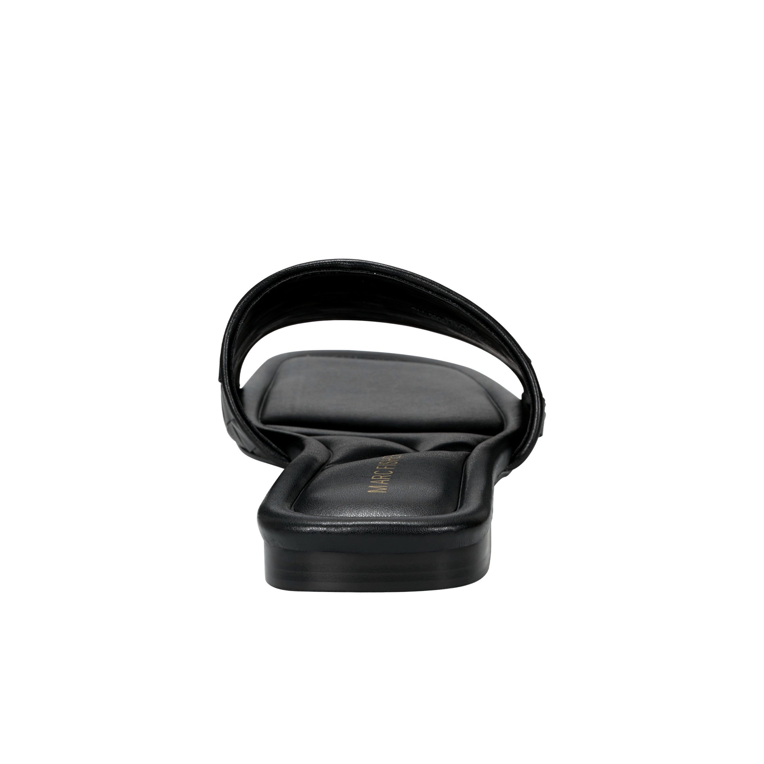 Lecee Woven Flat Sandal - Black