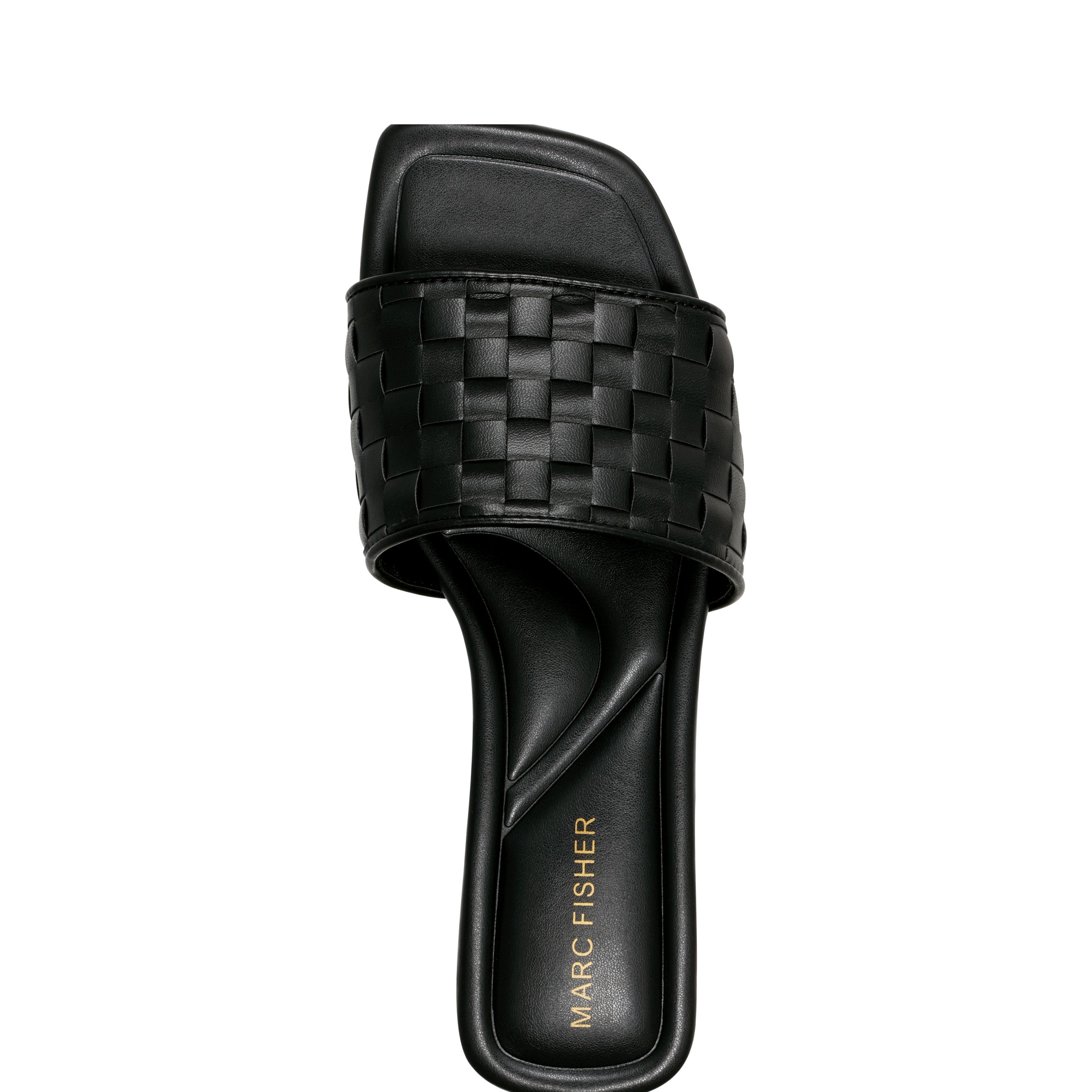 Lecee Woven Flat Sandal - Black