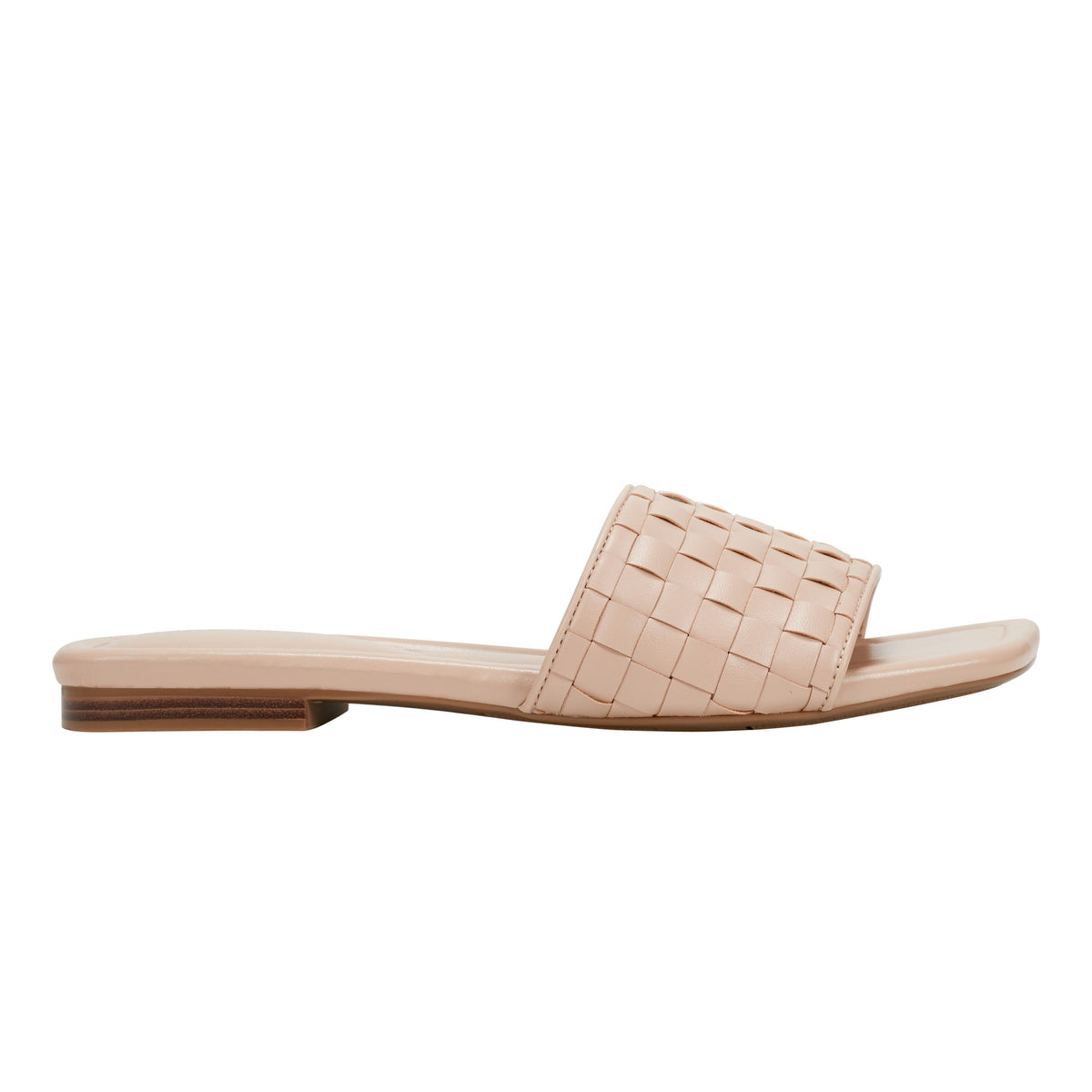 Lecee Woven Flat Sandal - Light Natural