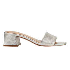 Olysa Slide Dress Sandal - Platino Leather