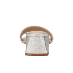 Olysa Slide Dress Sandal - Platino Leather