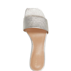 Olysa Slide Dress Sandal - Platino Leather
