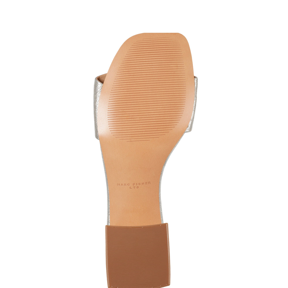Olysa Slide Dress Sandal - Platino Leather
