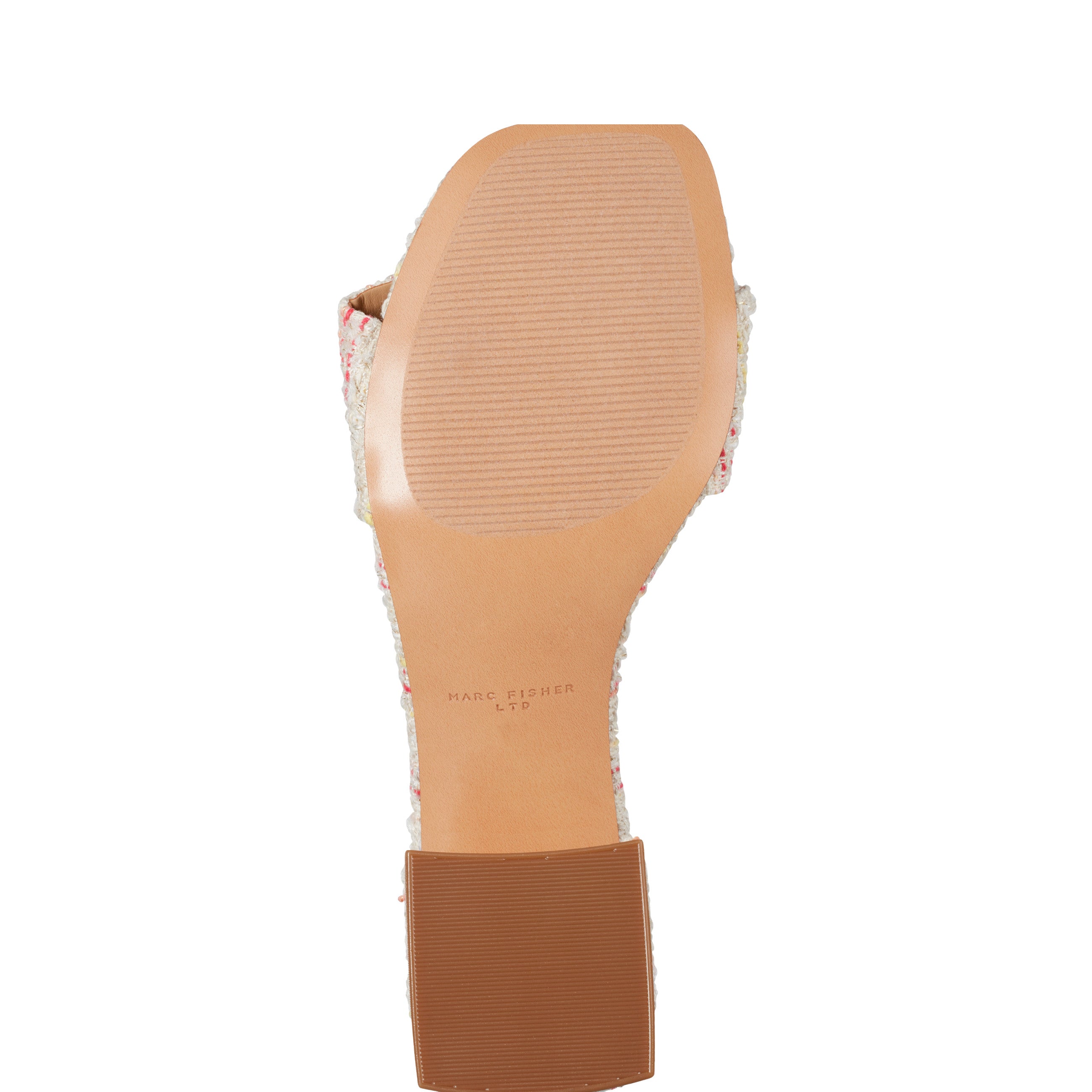 Olysa Slide Dress Sandal - Red/Cream Stripe