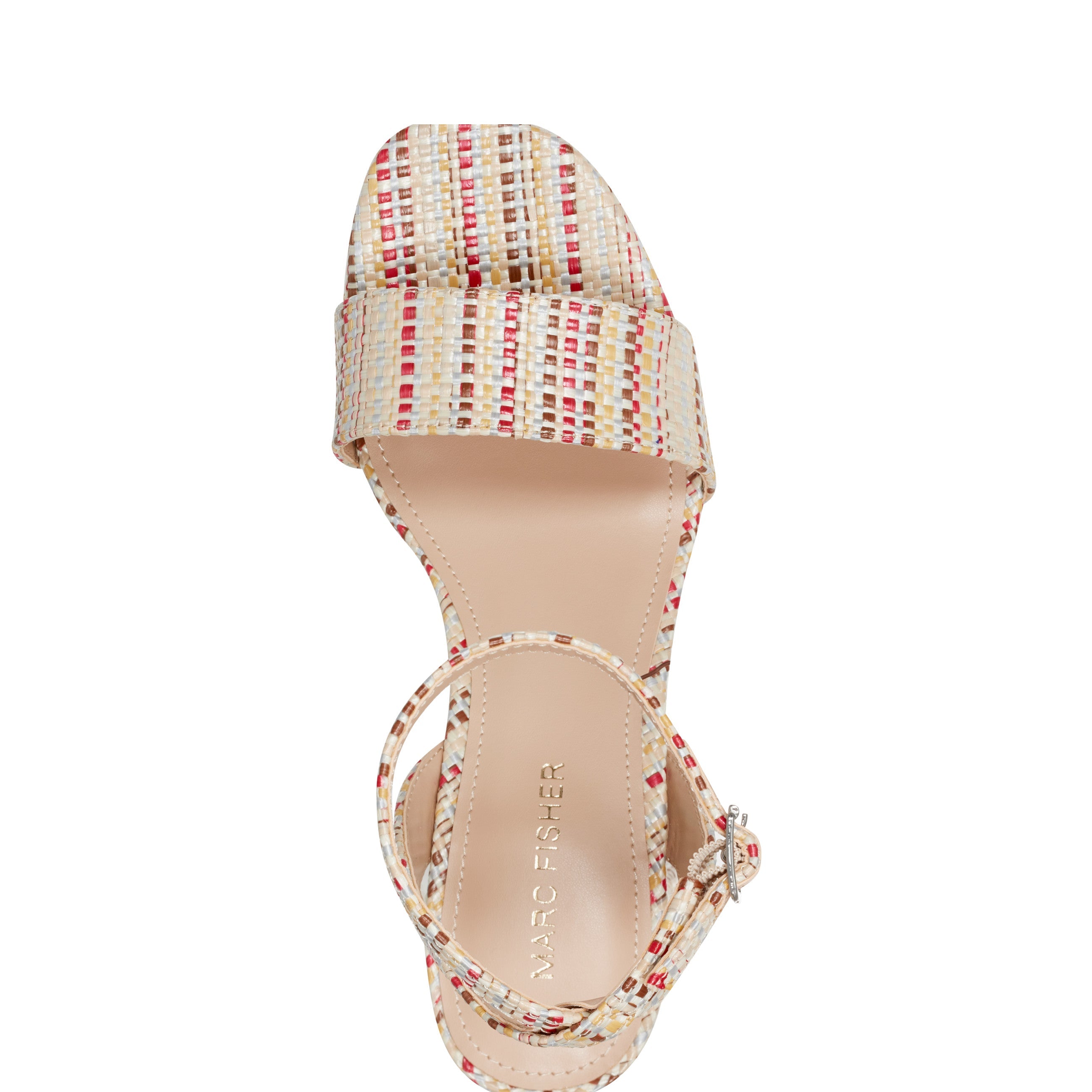 Sadel Platform Sandal - Multi Raffia