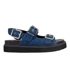 Agenda Footbed Sandal - Denim