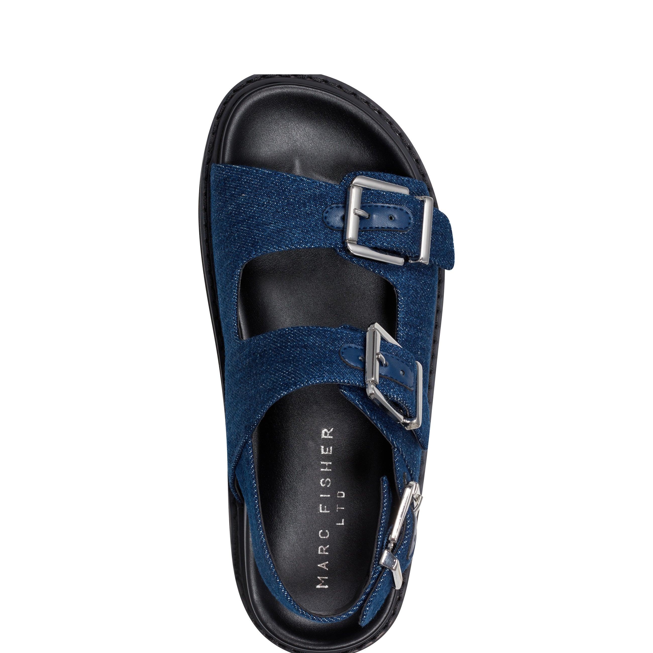 Agenda Footbed Sandal - Denim