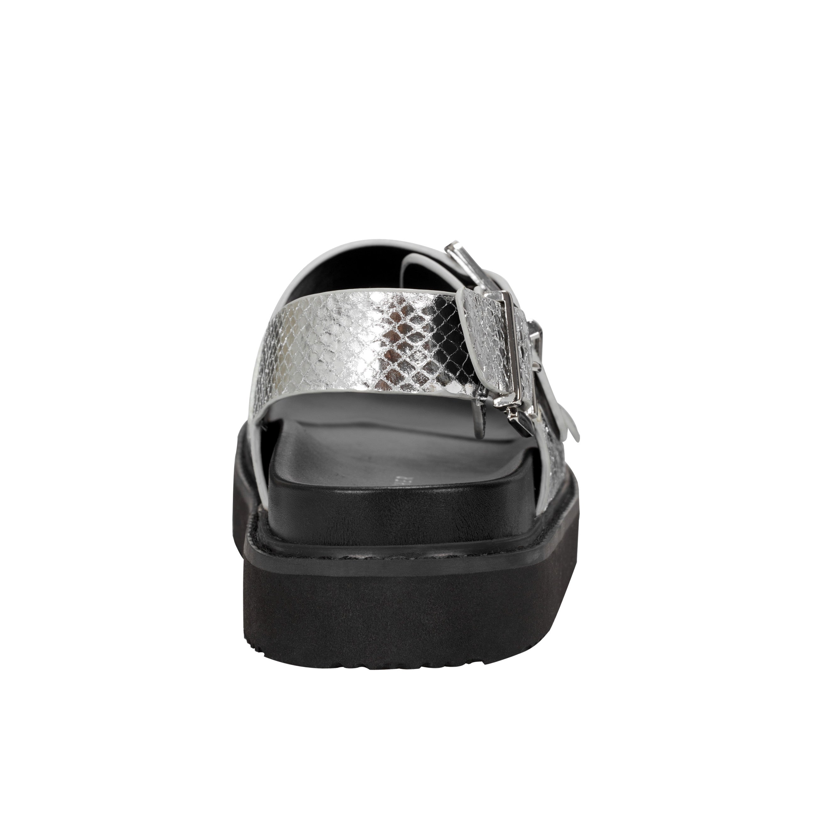 Agenda Footbed Sandal - Silver