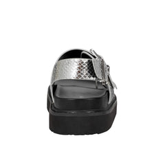 Agenda Footbed Sandal - Silver