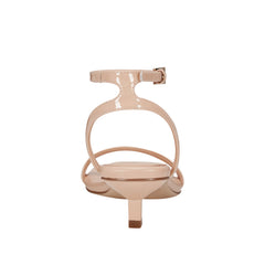 Alona Ankle Strap Sandal - Natural Patent Leather