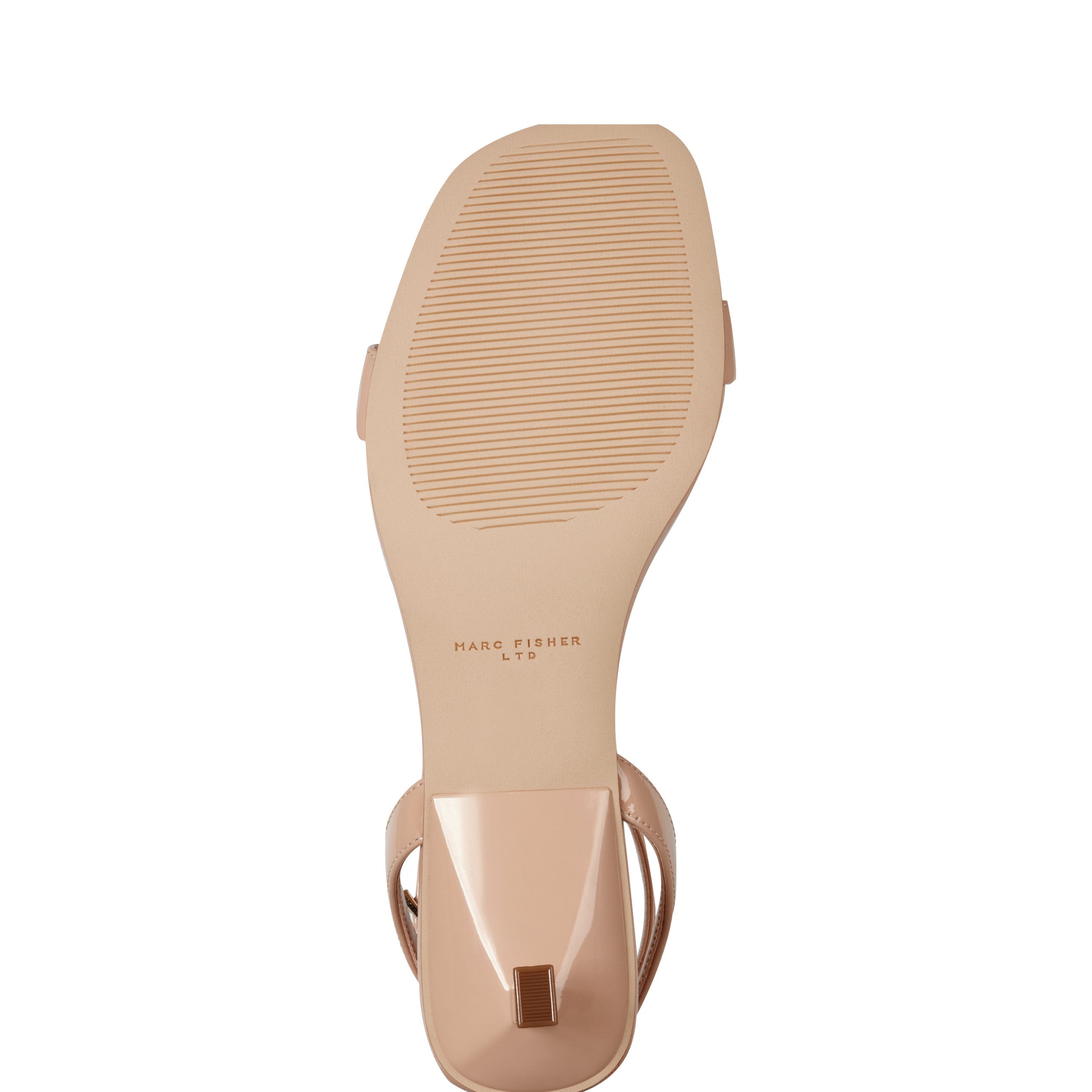 Alona Ankle Strap Sandal - Natural Patent Leather