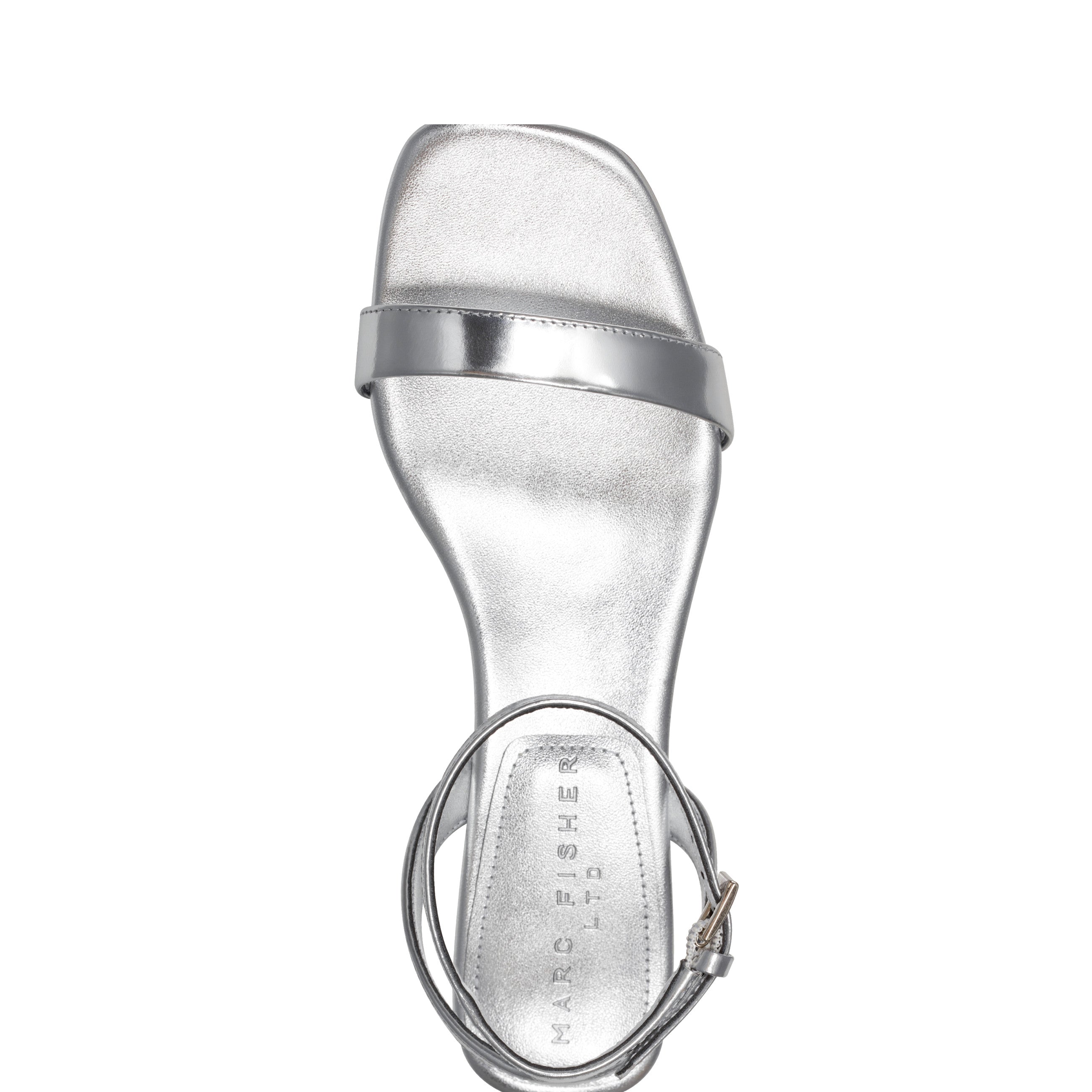 Alona Ankle Strap Sandal - Silver Leather