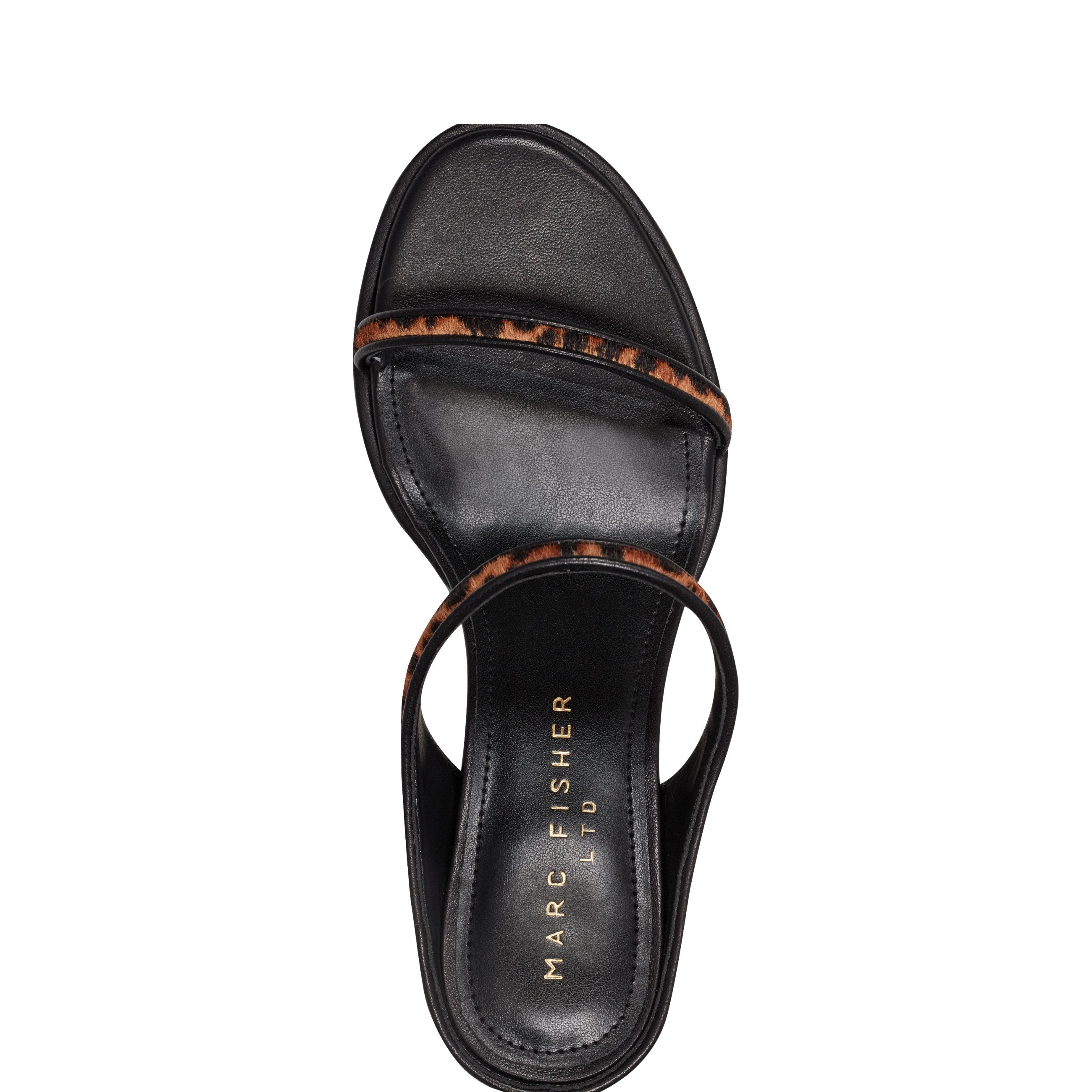 Alonde Heeled Slide Sandal - Leopard