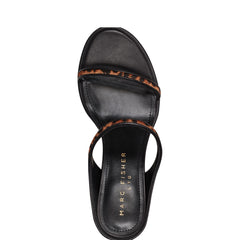 Alonde Heeled Slide Sandal - Leopard