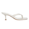 Amelea Thong Sandal - Cream Croco Leather