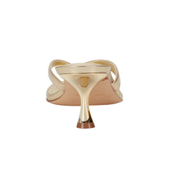 Amelea Thong Sandal - Gold Leather