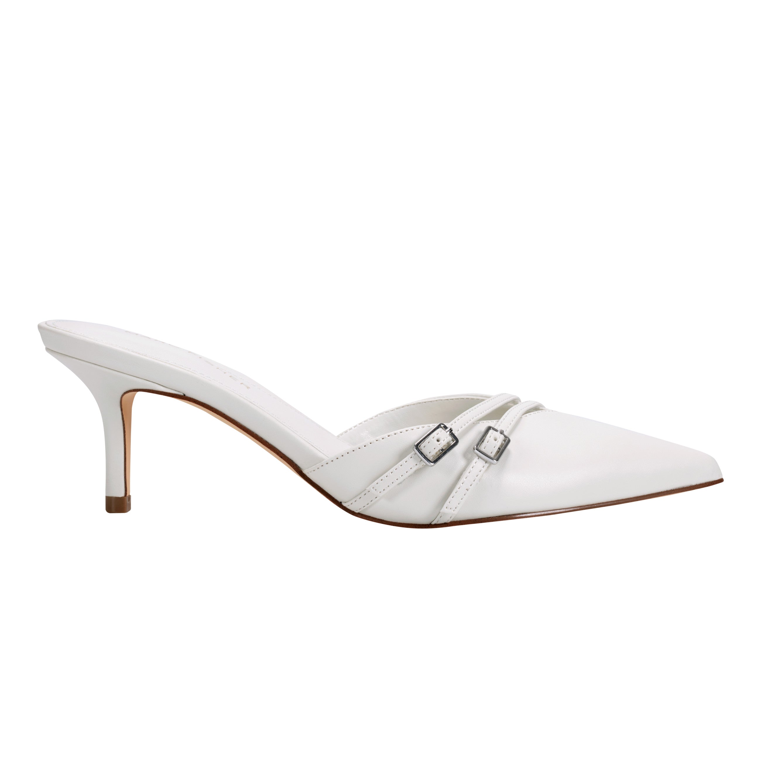 Amilia Pointy Tole Dress Mule - Chic Cream