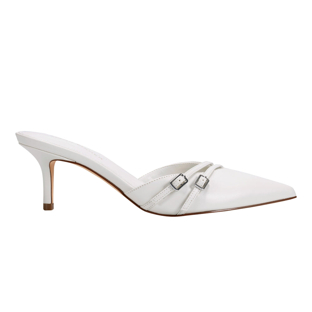 Amilia Pointy Tole Dress Mule - Chic Cream