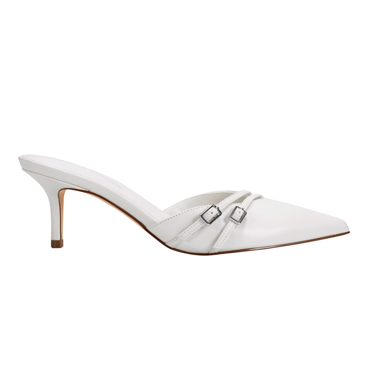 Amilia Pointy Tole Dress Mule - Chic Cream