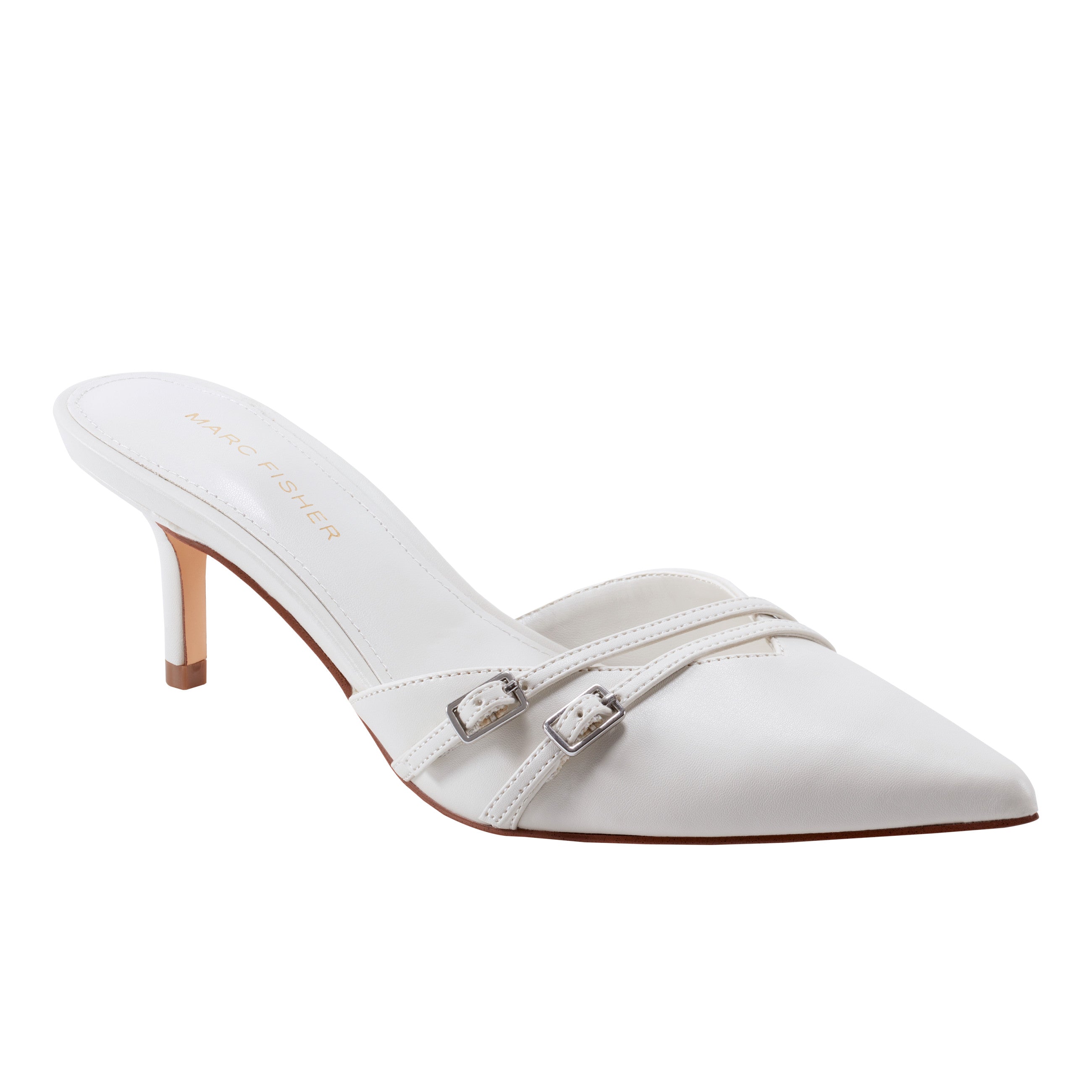 Amilia Pointy Tole Dress Mule - Chic Cream