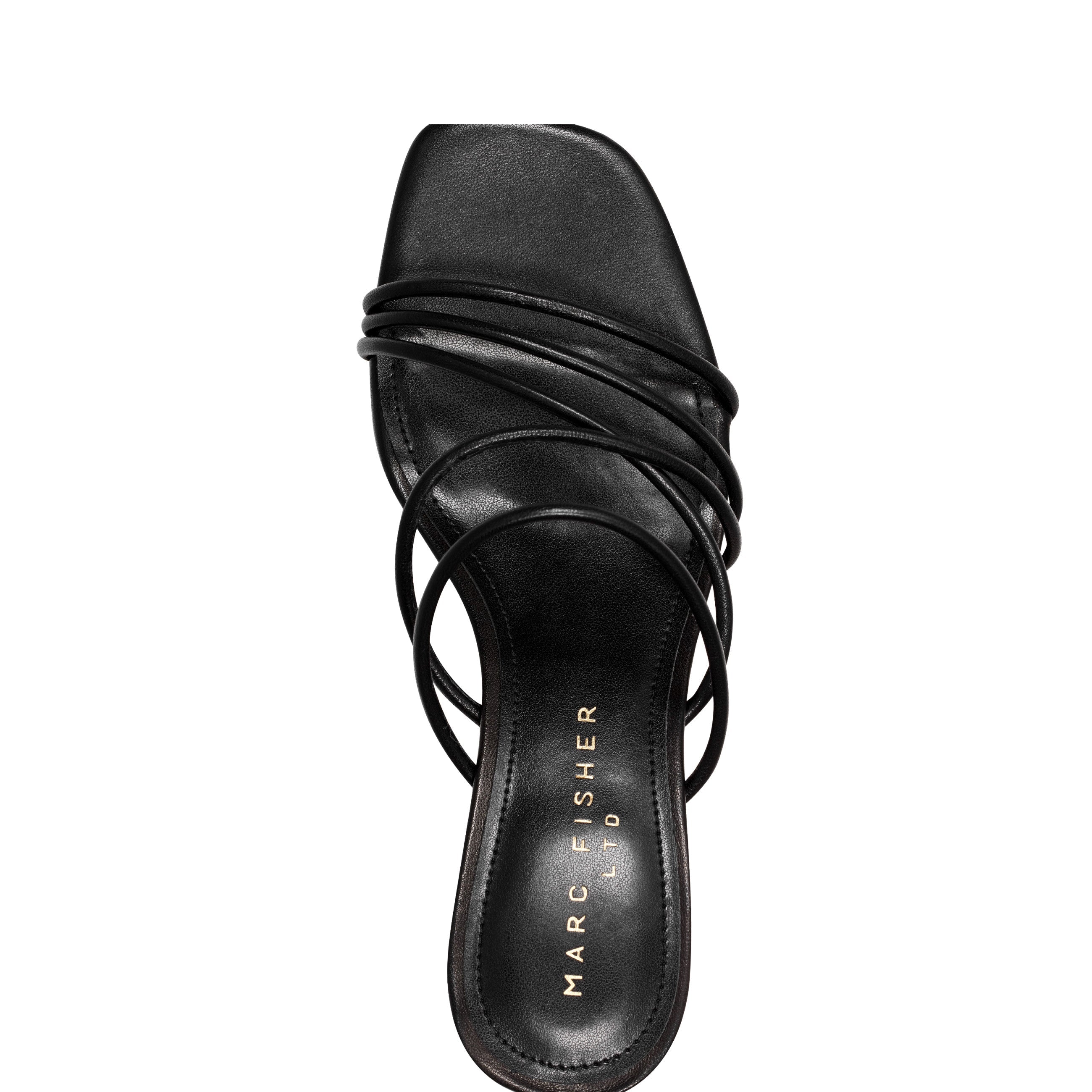 Banna Strappy Dress Sandal - Black Leather