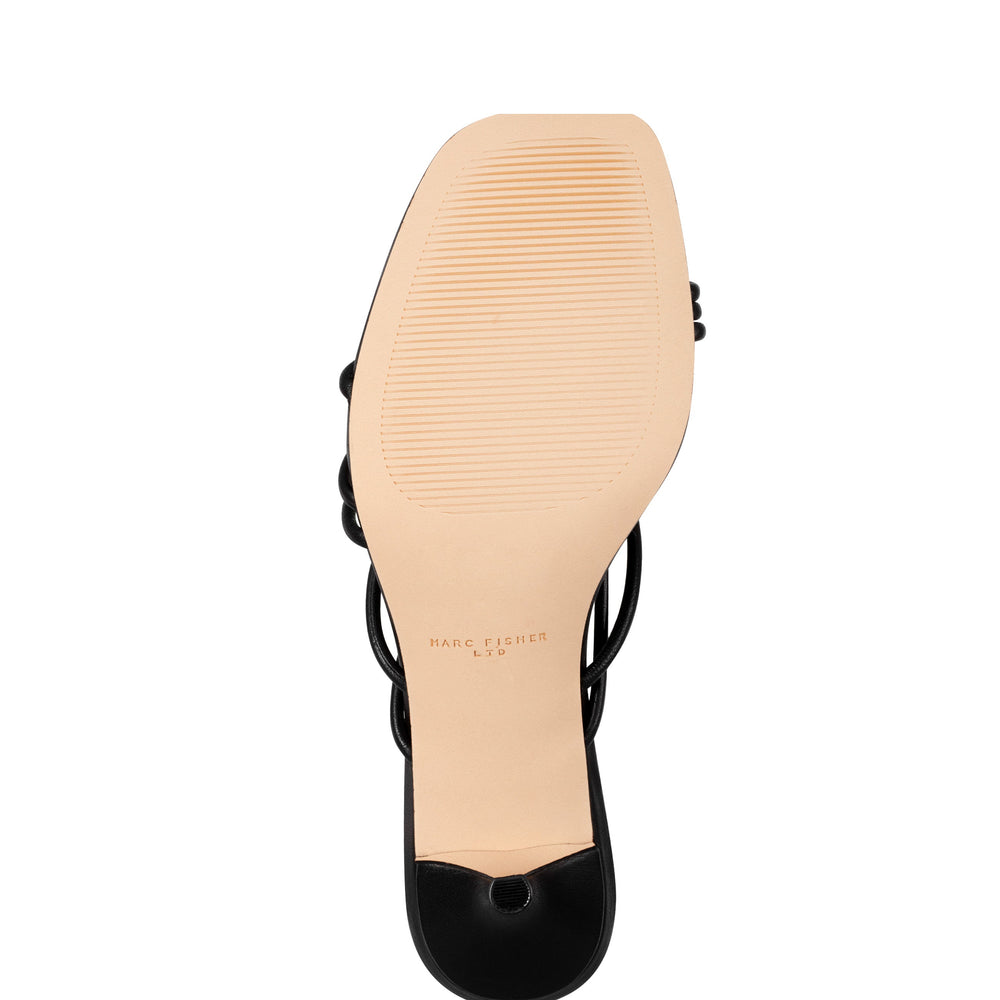 Banna Strappy Dress Sandal - Black Leather
