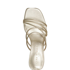Banna Strappy Dress Sandal - Gold Leather