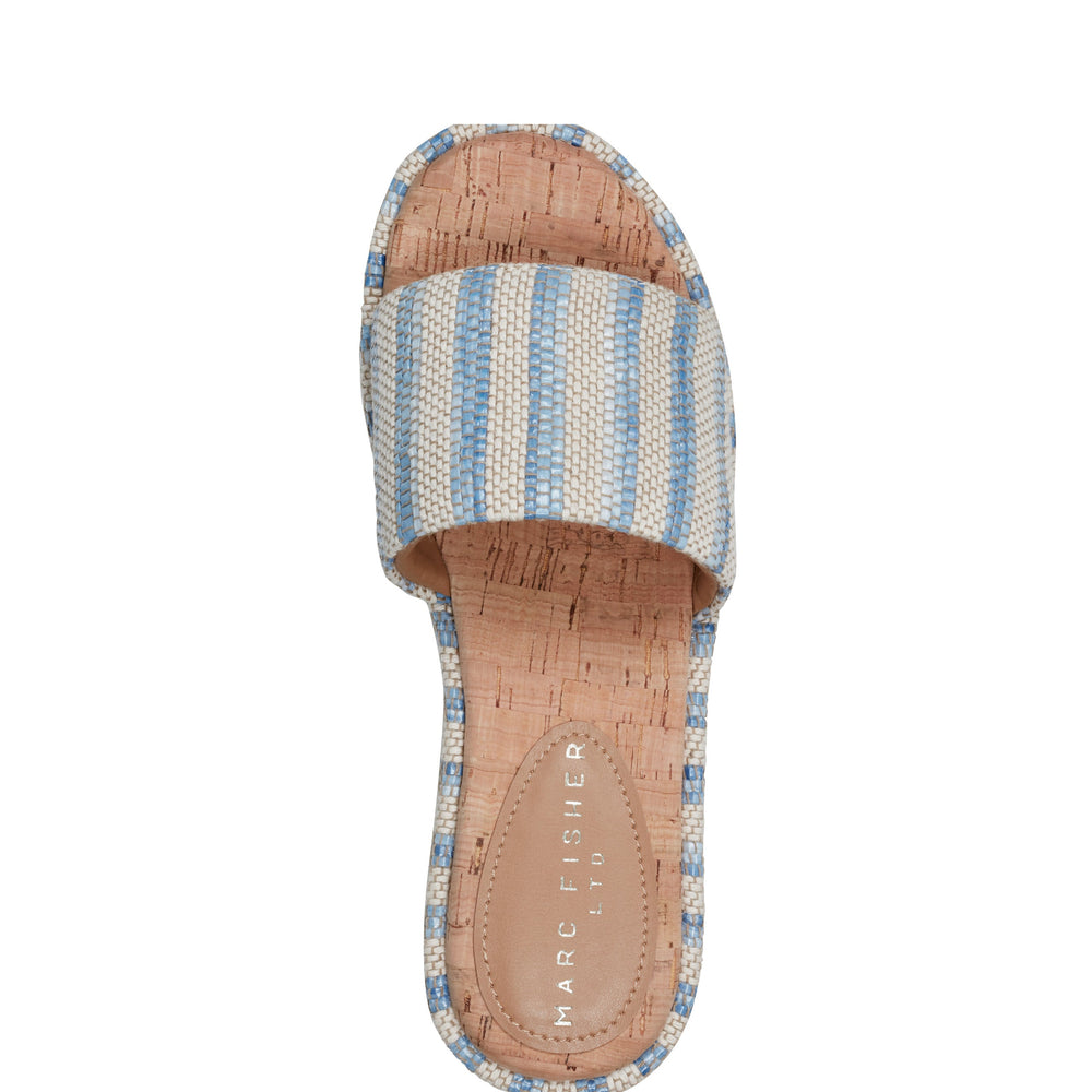 Daylin Flatform Sandal - Blue Stripe
