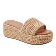 Daylin Flatform Sandal - Natural Raffia