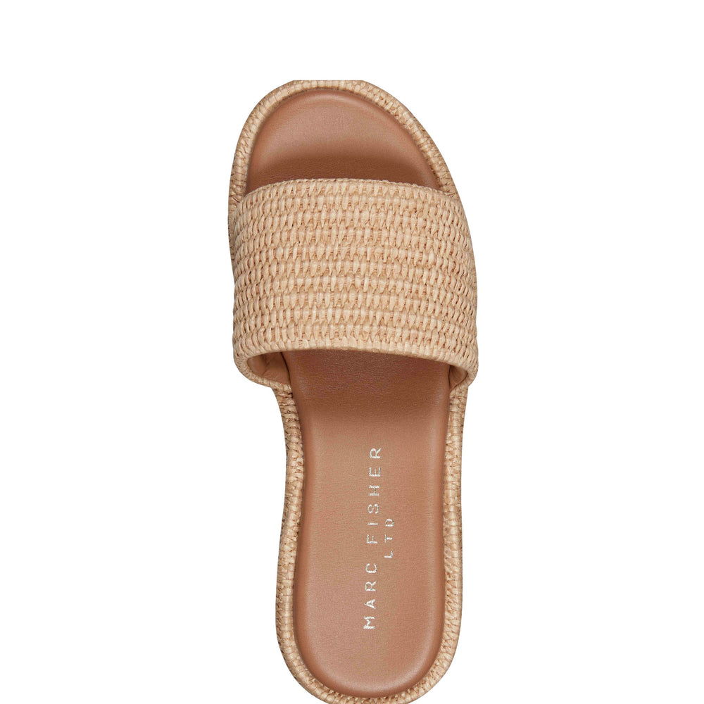Daylin Flatform Sandal - Natural Raffia