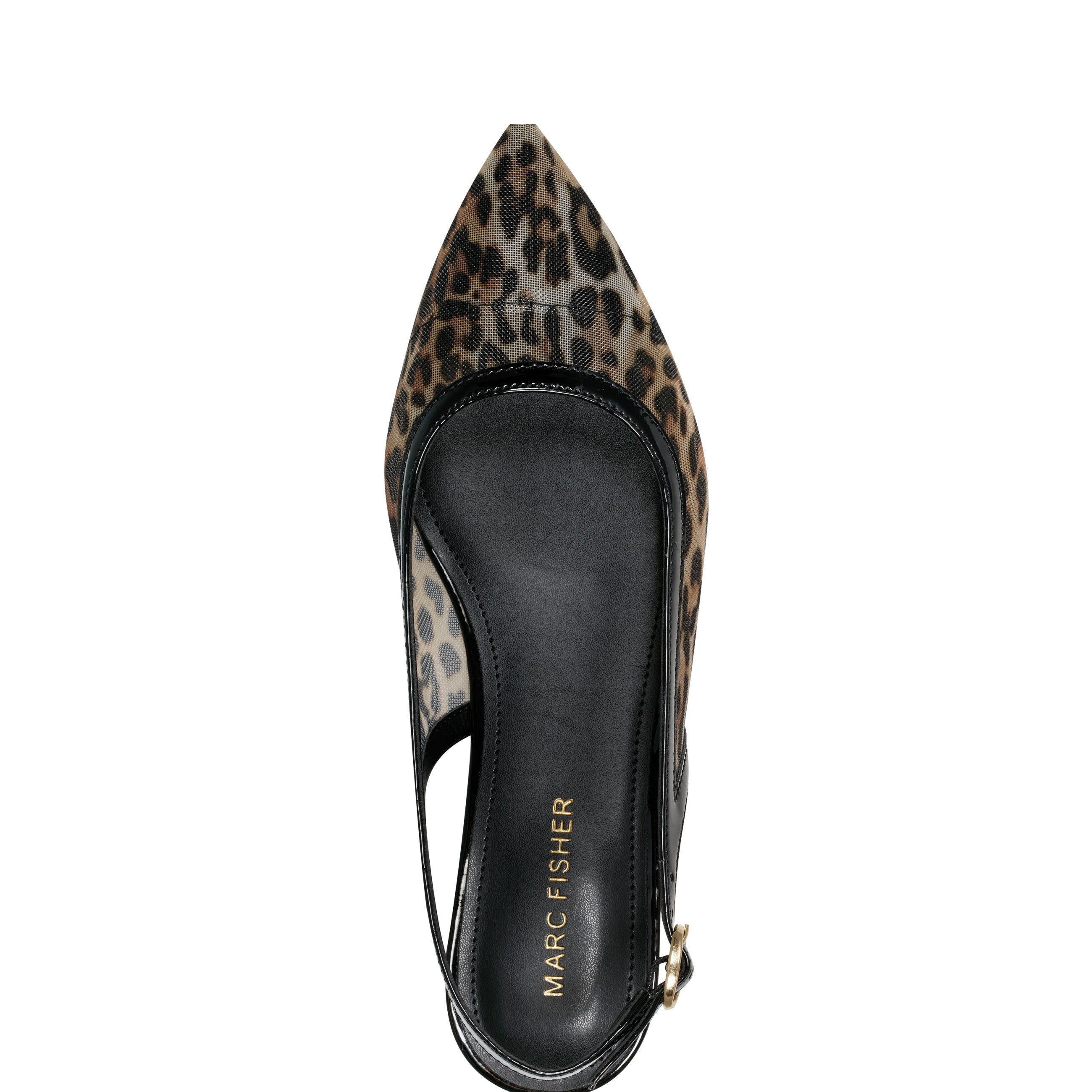 Erisa Slingback Flat - Leopard Mesh