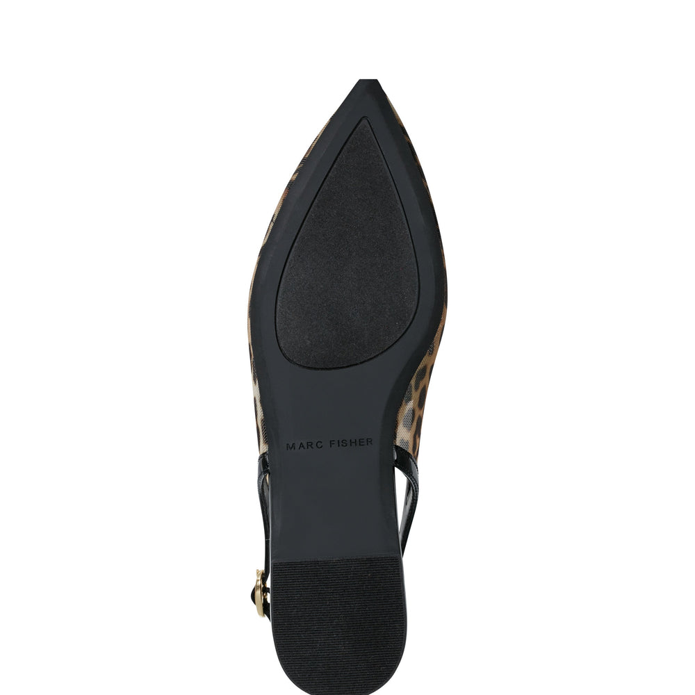 Erisa Slingback Flat - Leopard Mesh
