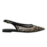 Erisa Slingback Flat - Leopard Mesh