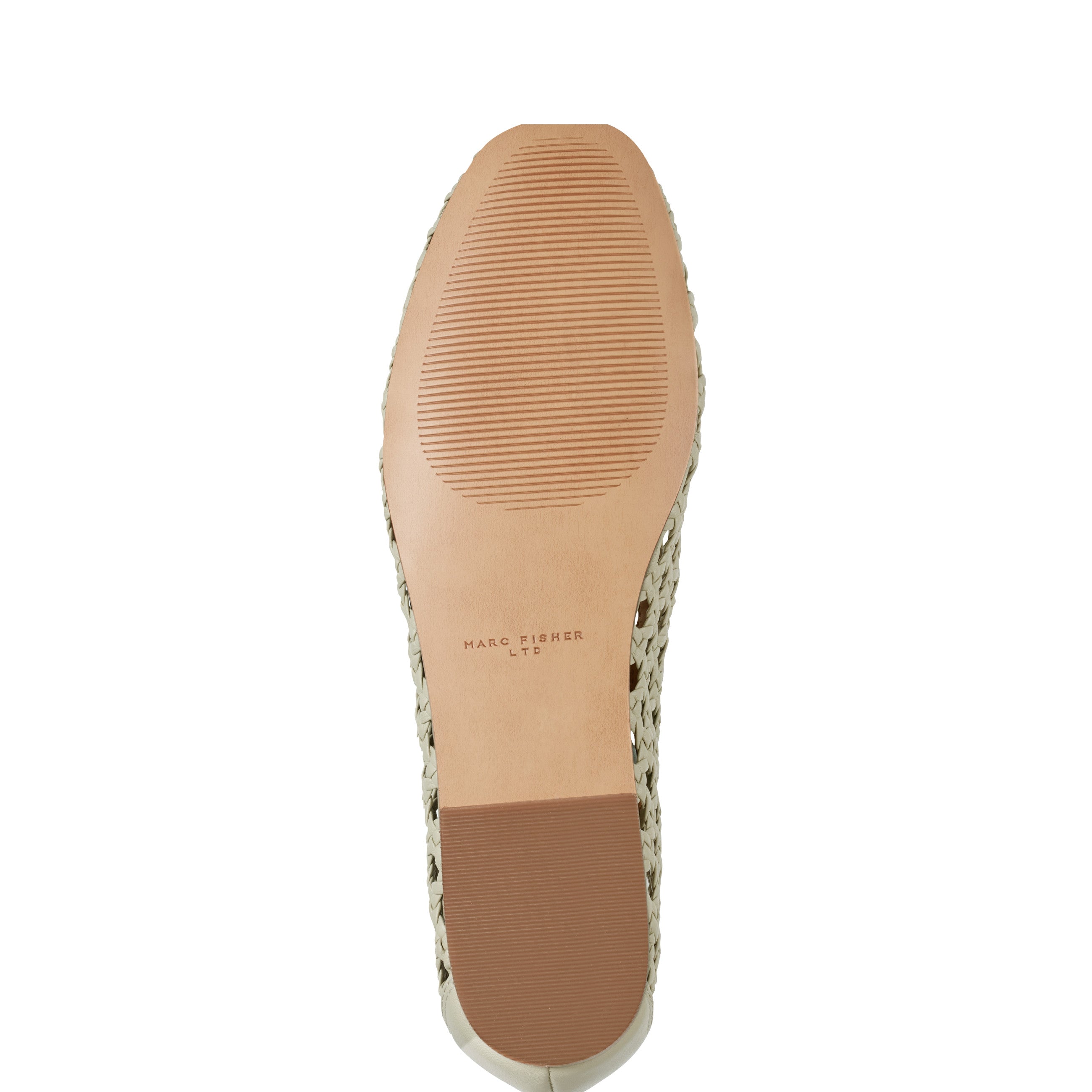 Evonna Woven Mary Jane Ballet Flat - Chic Cream Leather