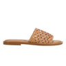 Glynne Woven Flat Sandal - Brown