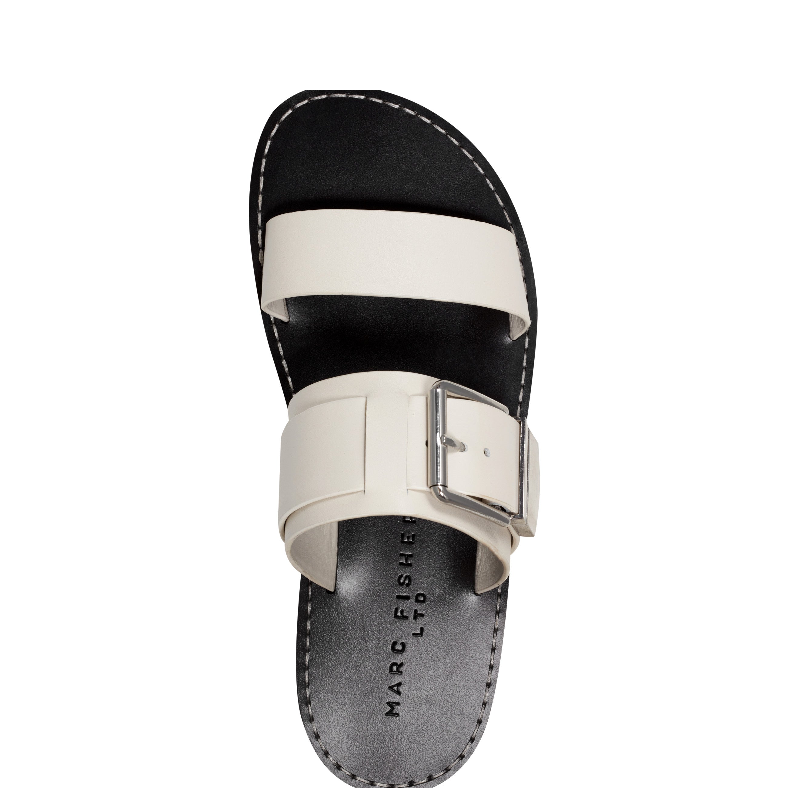 Hallyn Flat Slide Sandal - Chic Cream Leather