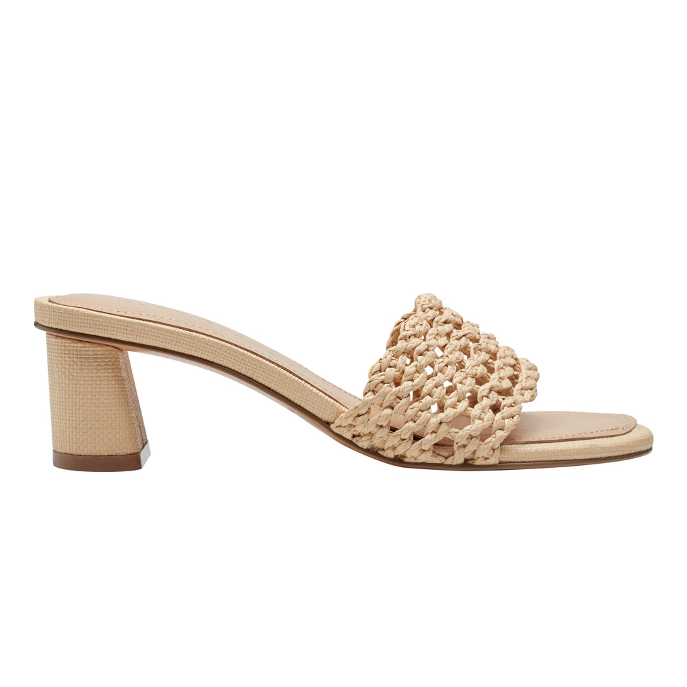 Jazmine Dress Slide Sandal - Natural Raffia