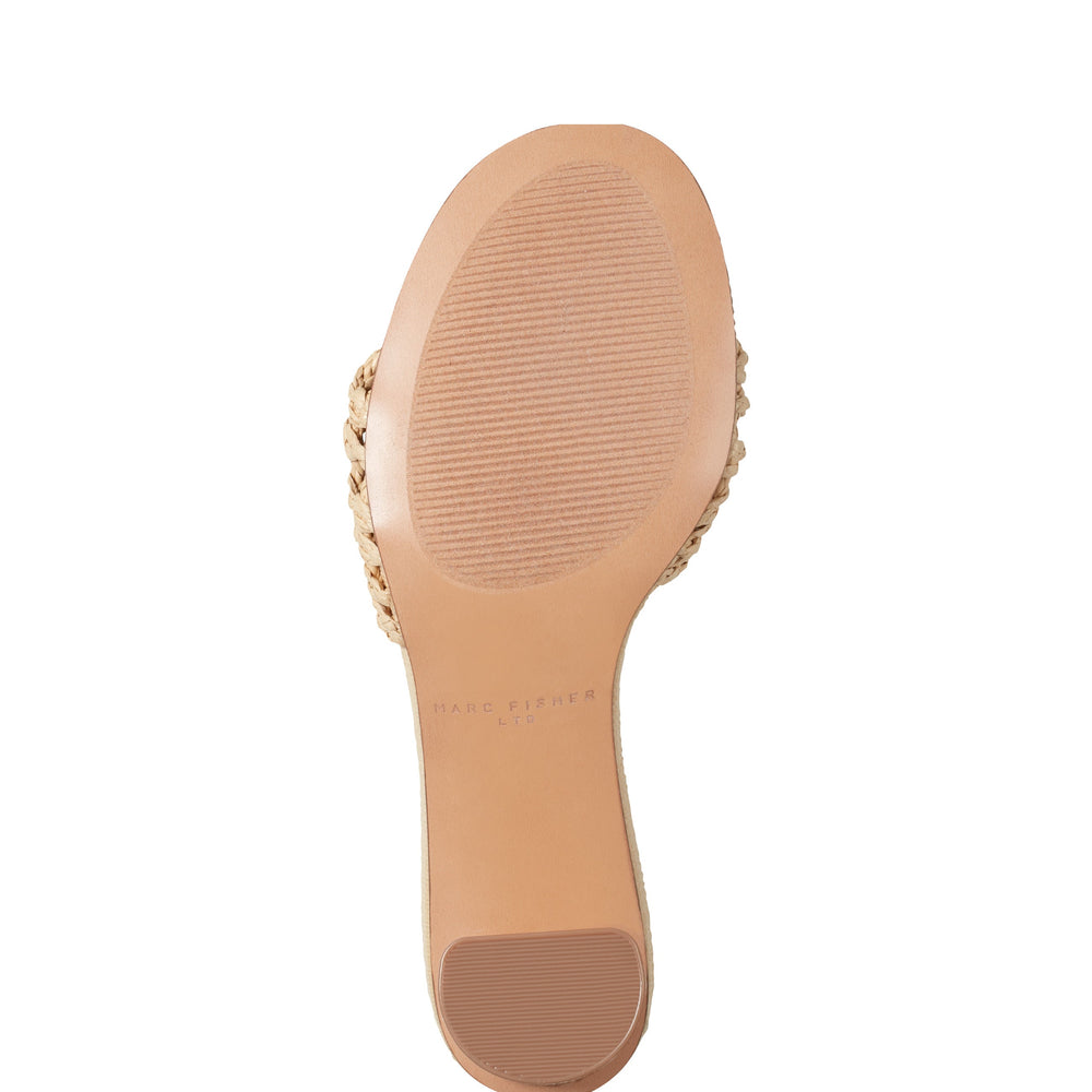 Jazmine Dress Slide Sandal - Natural Raffia