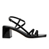 Jeci Strappy Sandal - Black Patent