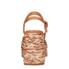 Juliey Platform Sandal - Natural/Brown