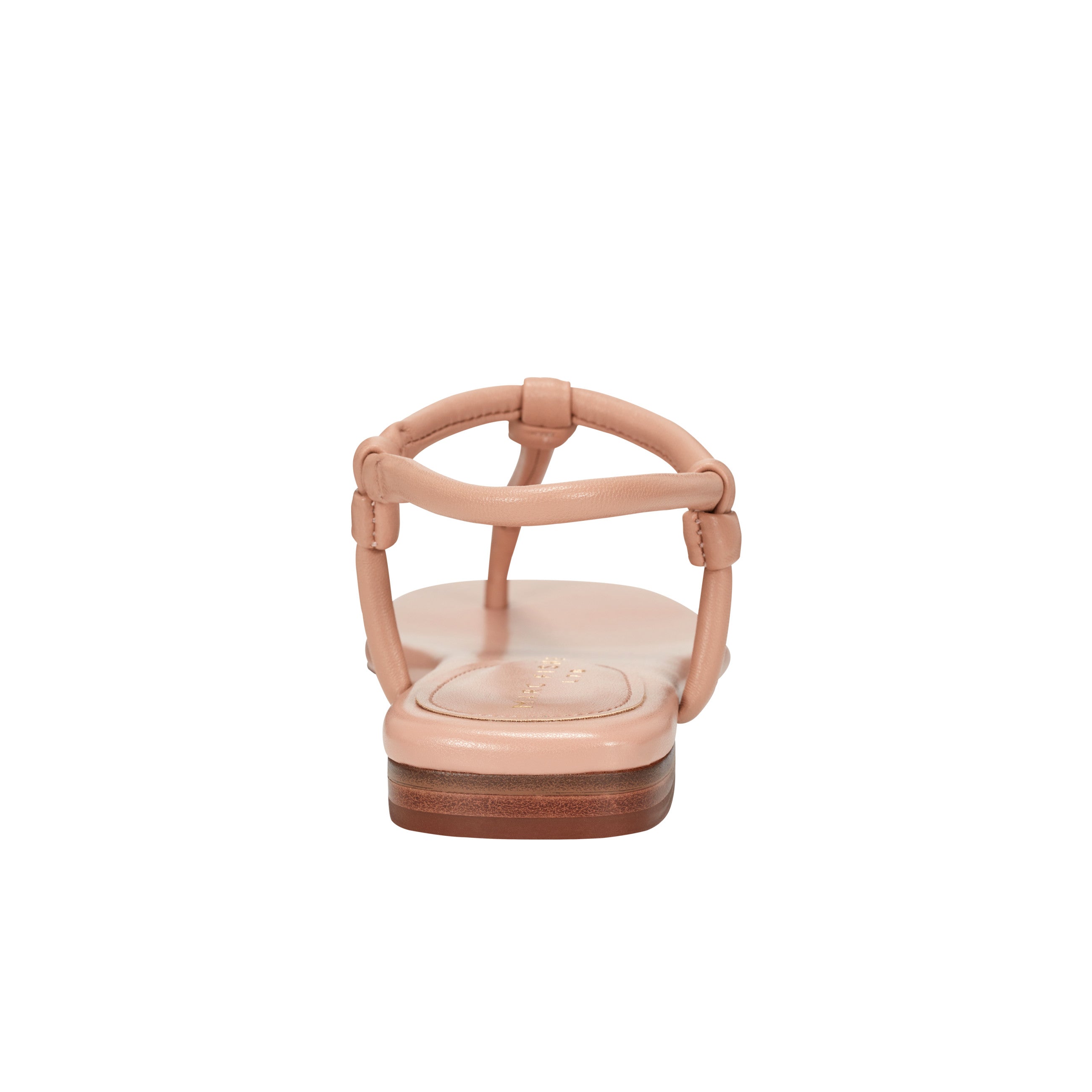 Maycee Thong Flat Sandal - Natural Leather
