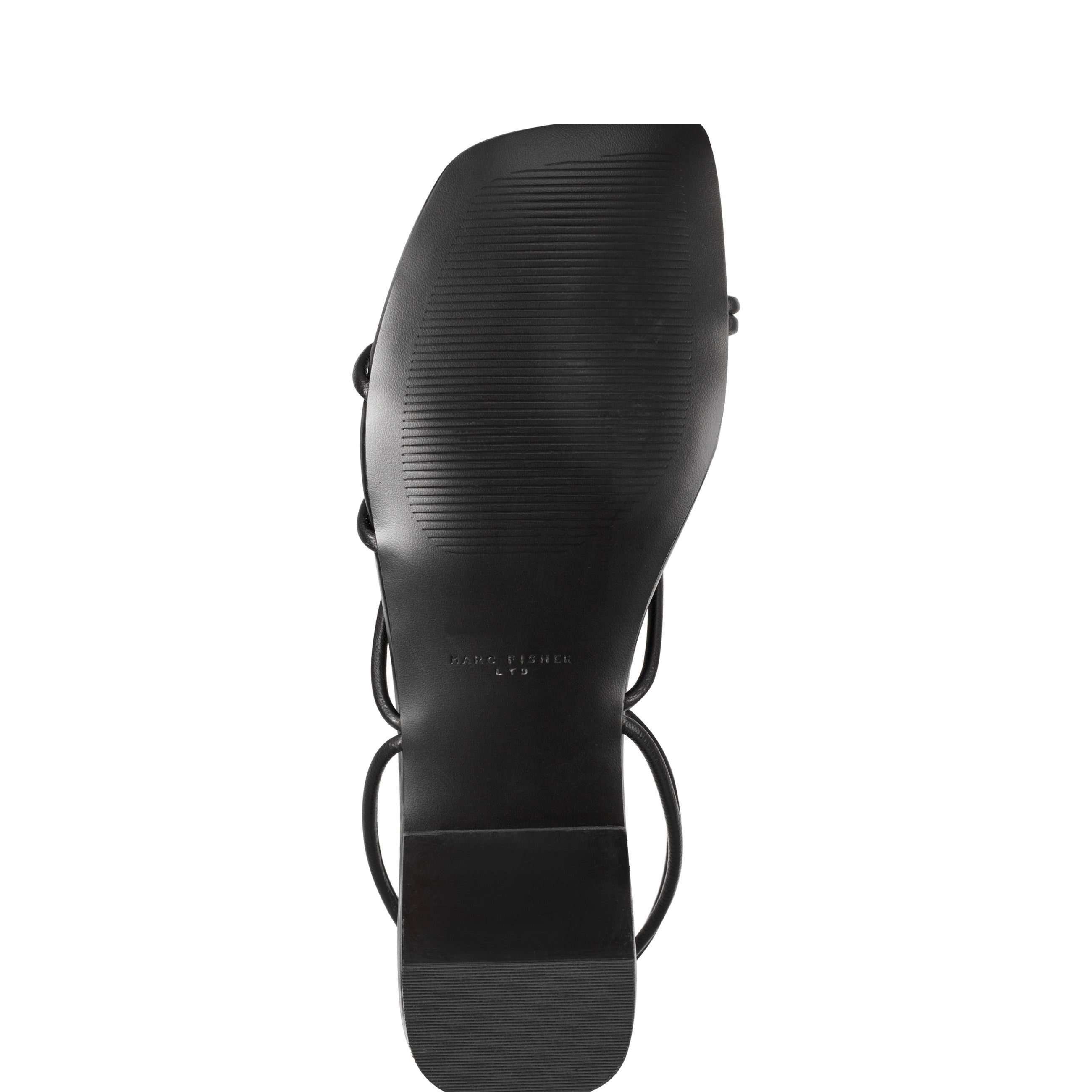 Mayte Strappy Flat Sandal - Black Leather