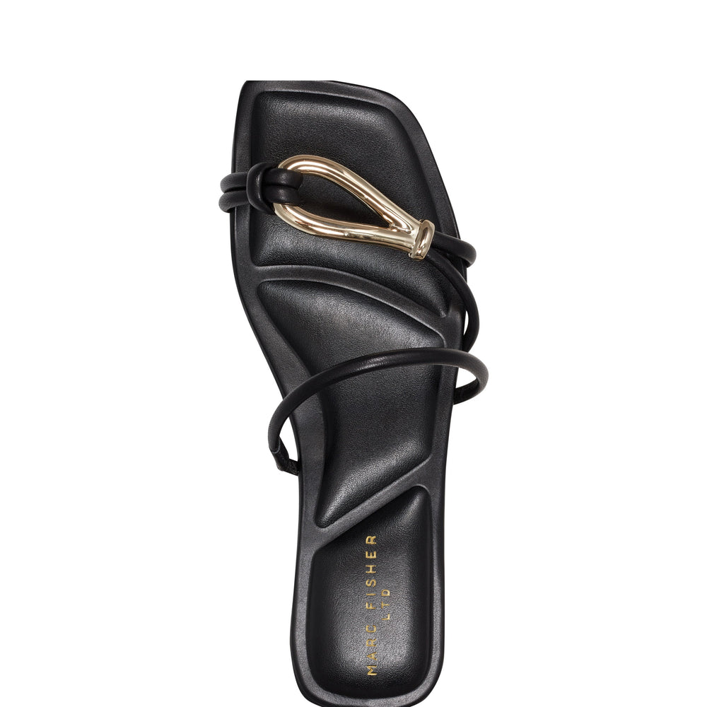 Mazza Flat Slide Sandal - Black