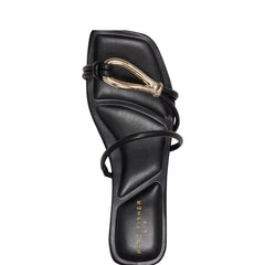 Mazza Flat Slide Sandal - Black